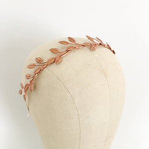 rose gold bridal hair accessories 