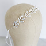 silver wedding crown