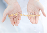 gold bridal crown