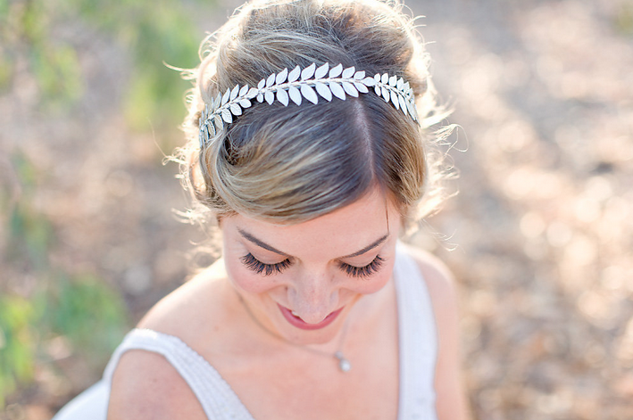 The Triple Goddess Headband - Silver or Golden Leaf