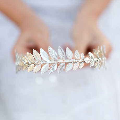 The Triple Goddess Headband - Silver or Golden Leaf