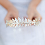 The Triple Goddess Headband - Silver or Golden Leaf