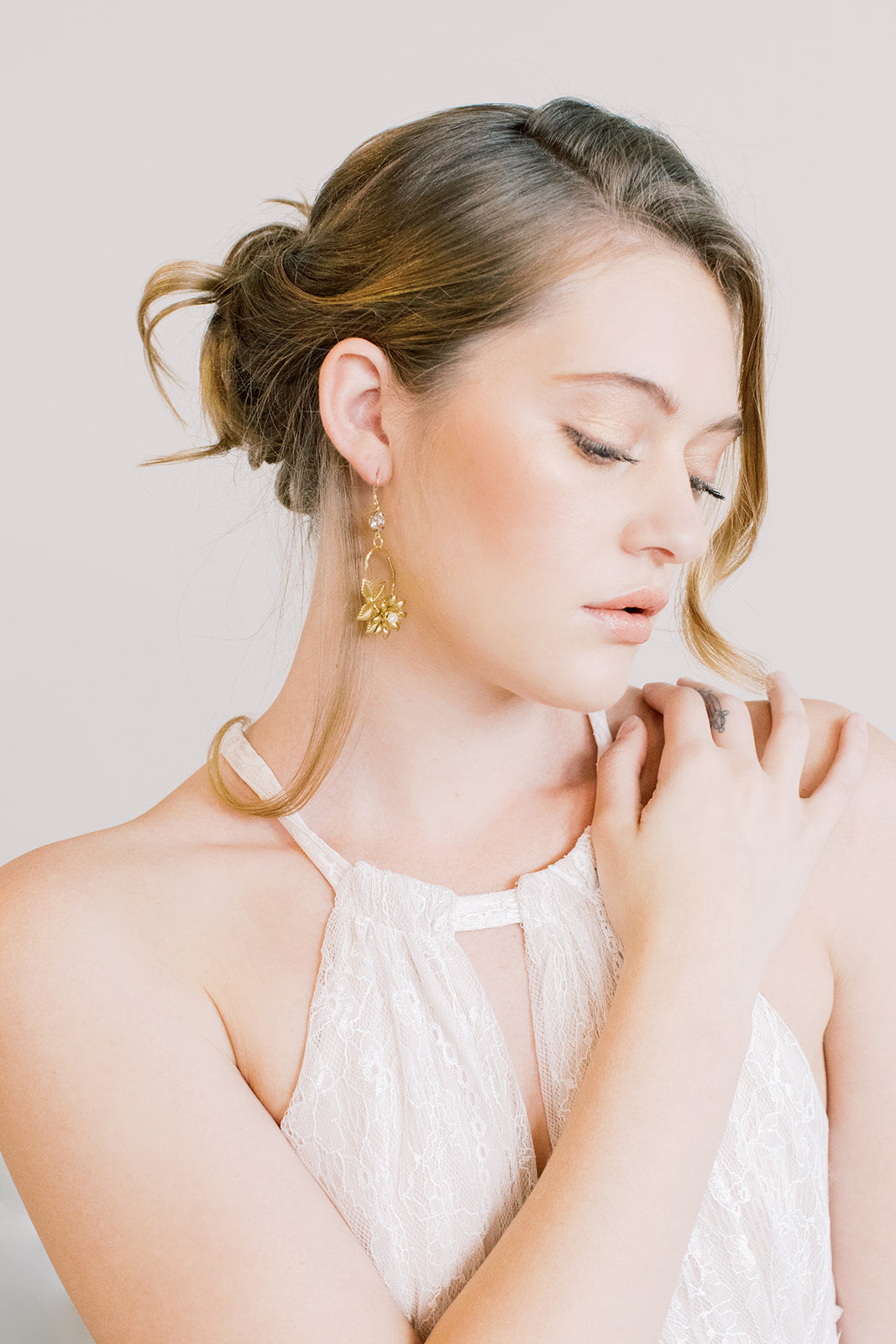 Woodland Floral Statement Earrings