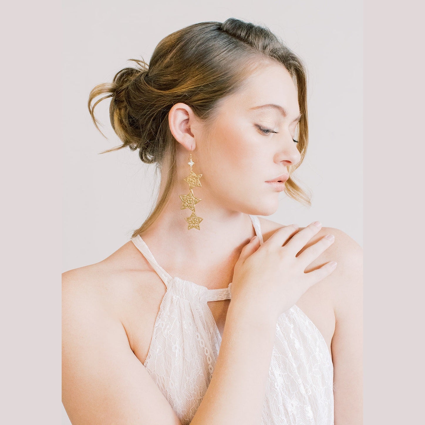 Star shop statement earrings