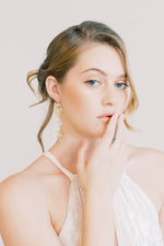 Art Deco Long Statement Earrings