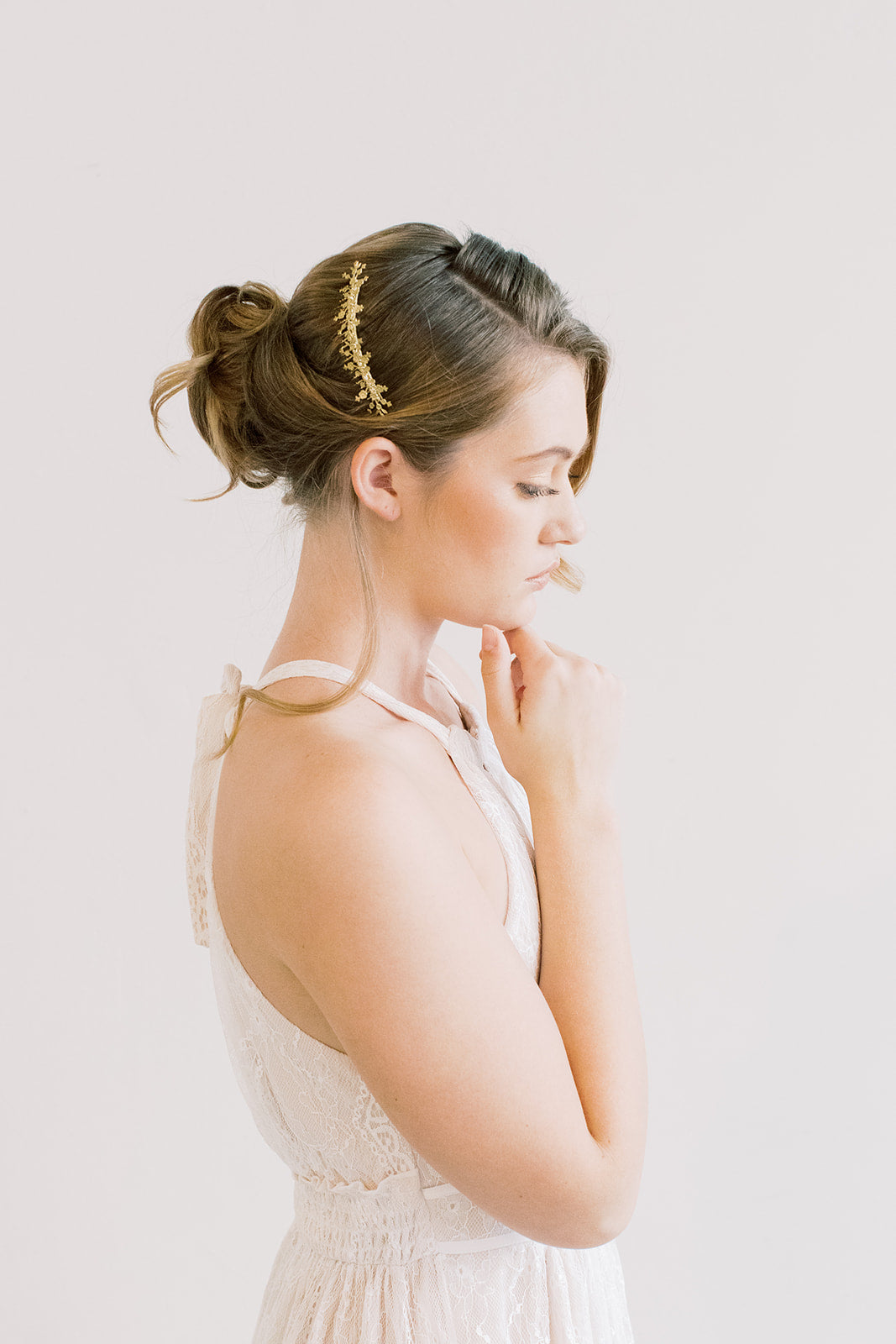 Delicate Blossoms Bridal Comb - Boho Bridal Comb, Wedding hair piece