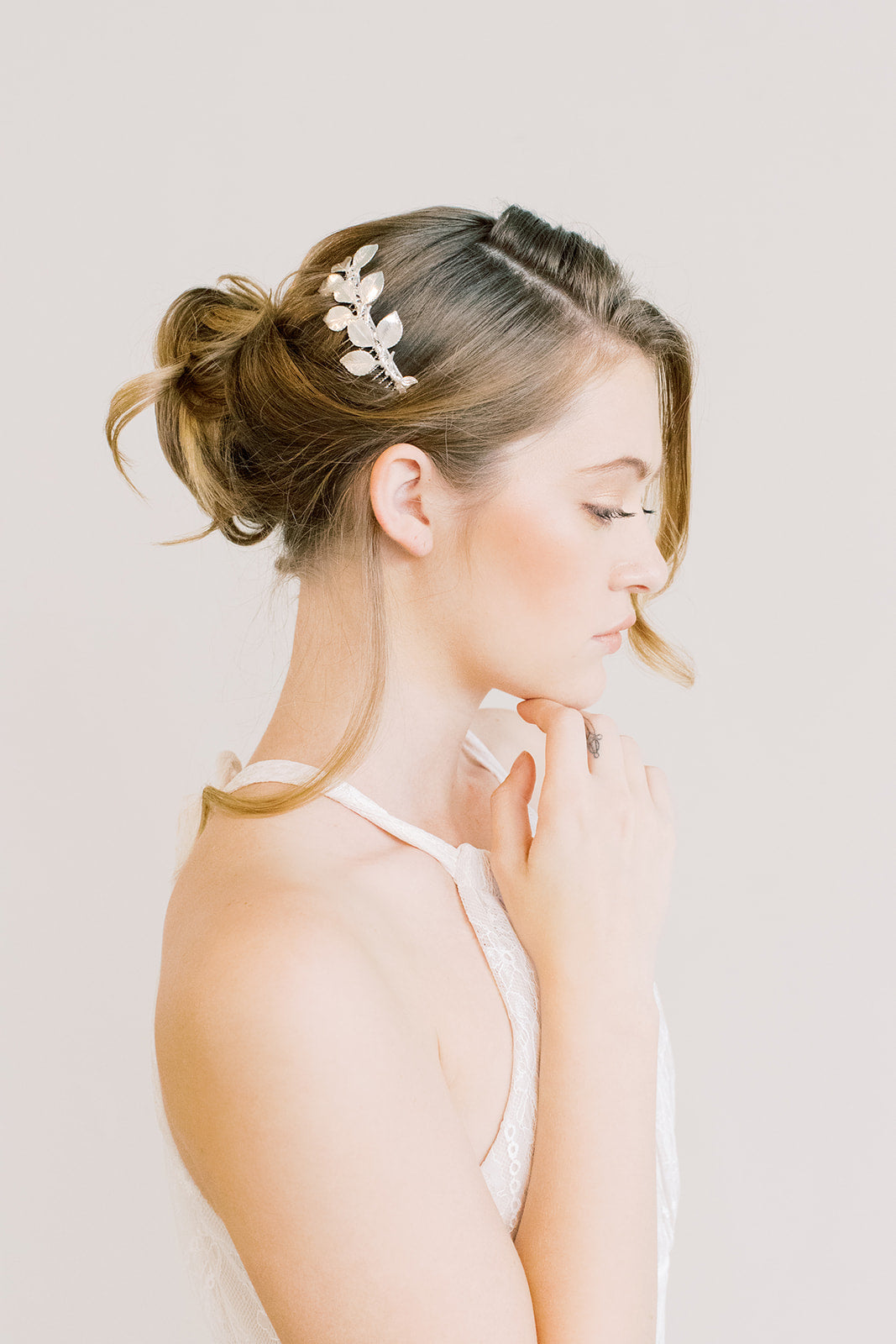 Leaves and Twigs Bridal Comb - Bridal Boho Comb, wedding hair piece