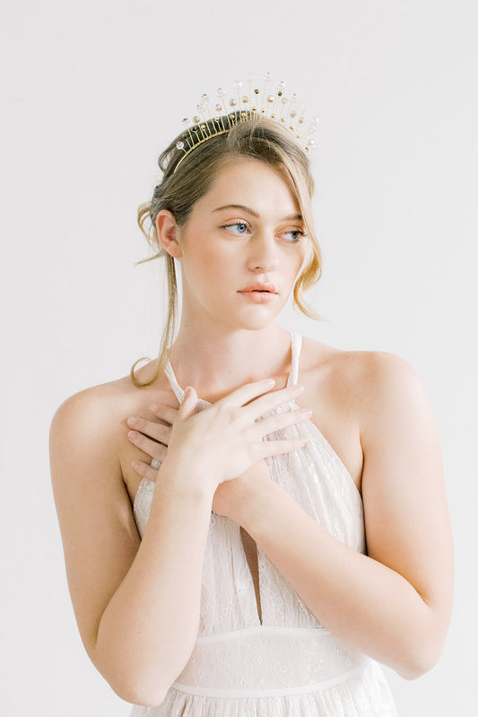 Dazzling Swarovski Crystal Crown