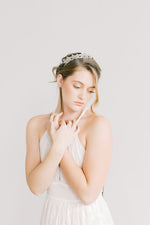 Starry Night Crown - Silver Headband, Celestial, Bridal, Head Piece, Hair Accessories