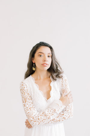 Woodland Floral Statement Earrings