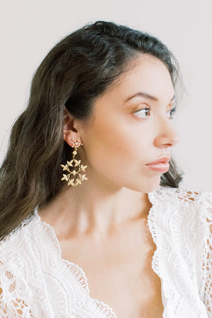 Laurel Vine Statement Earrings