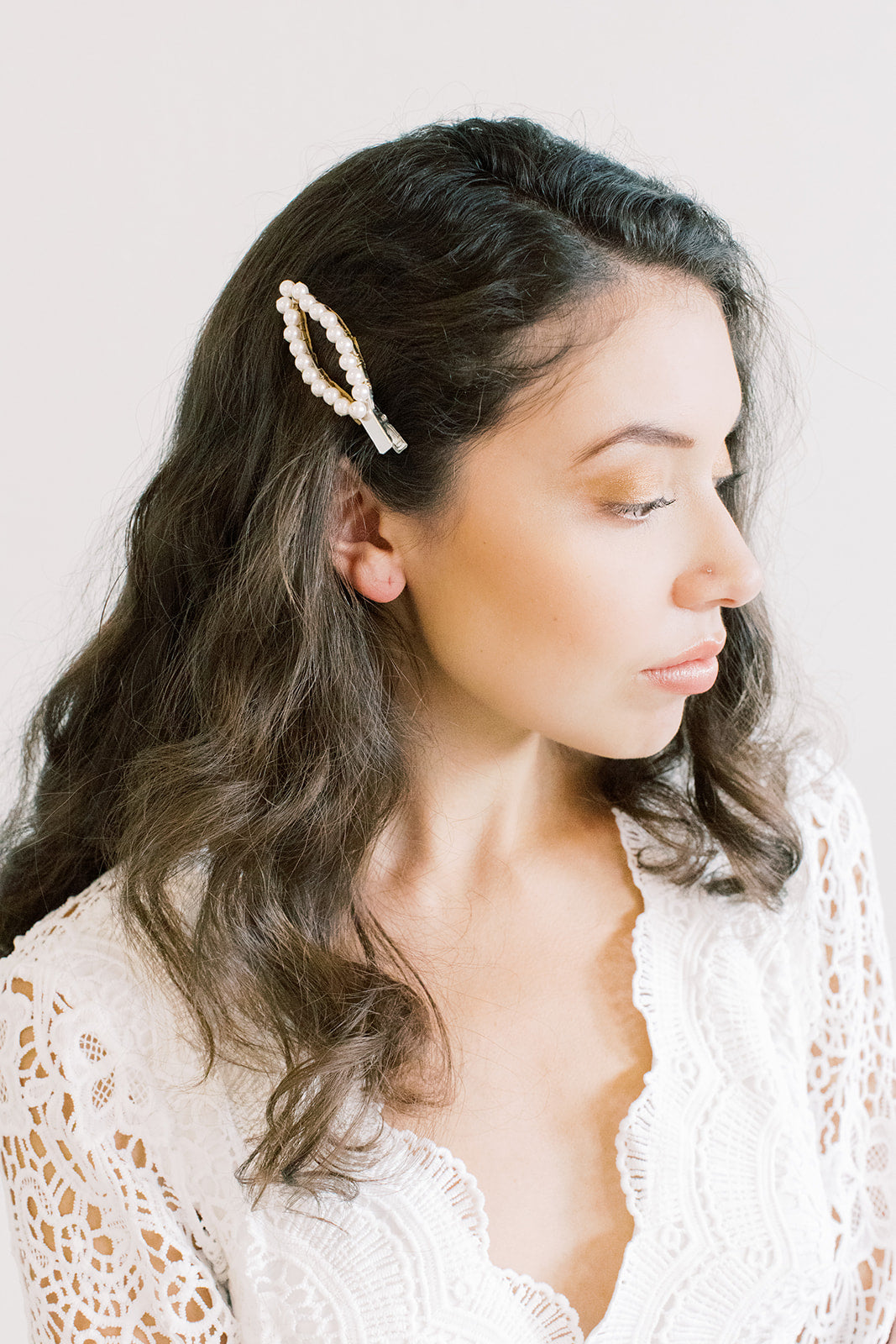 Oversized Pearl Hair Clips