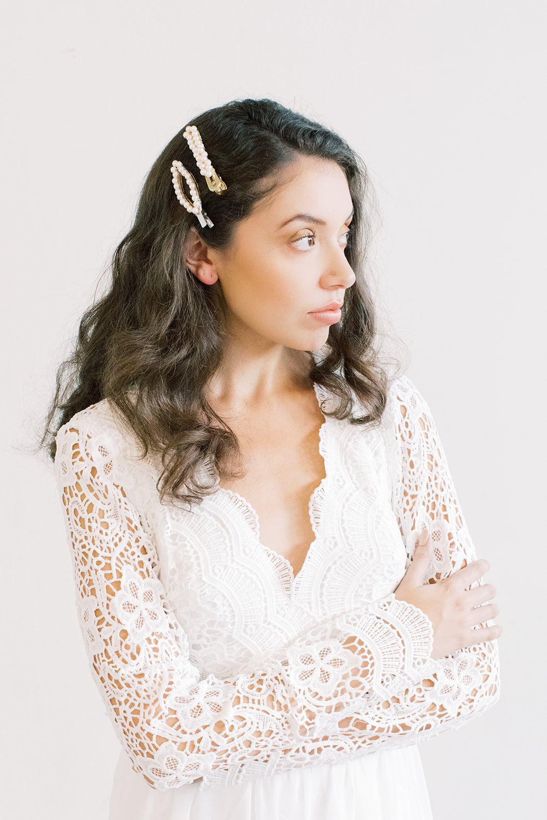 Oversized Pearl Hair Clips