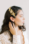 Long Star Flower Hair Comb - Hair clip, Flower headpiece, bridal, comb, hairpin, back comb