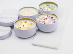 Crushed Crystal Candle - Amethyst, Rose Quartz, Citrine, Jade