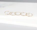 Minimalist Gold Fill Rings, Stacking Rings, Sparkle Rings, Simple Boho Gold Jewelry