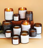 Winter Forest Candle -  Scented Holiday Candle, Scents of citrus, balsam, and blue spruce