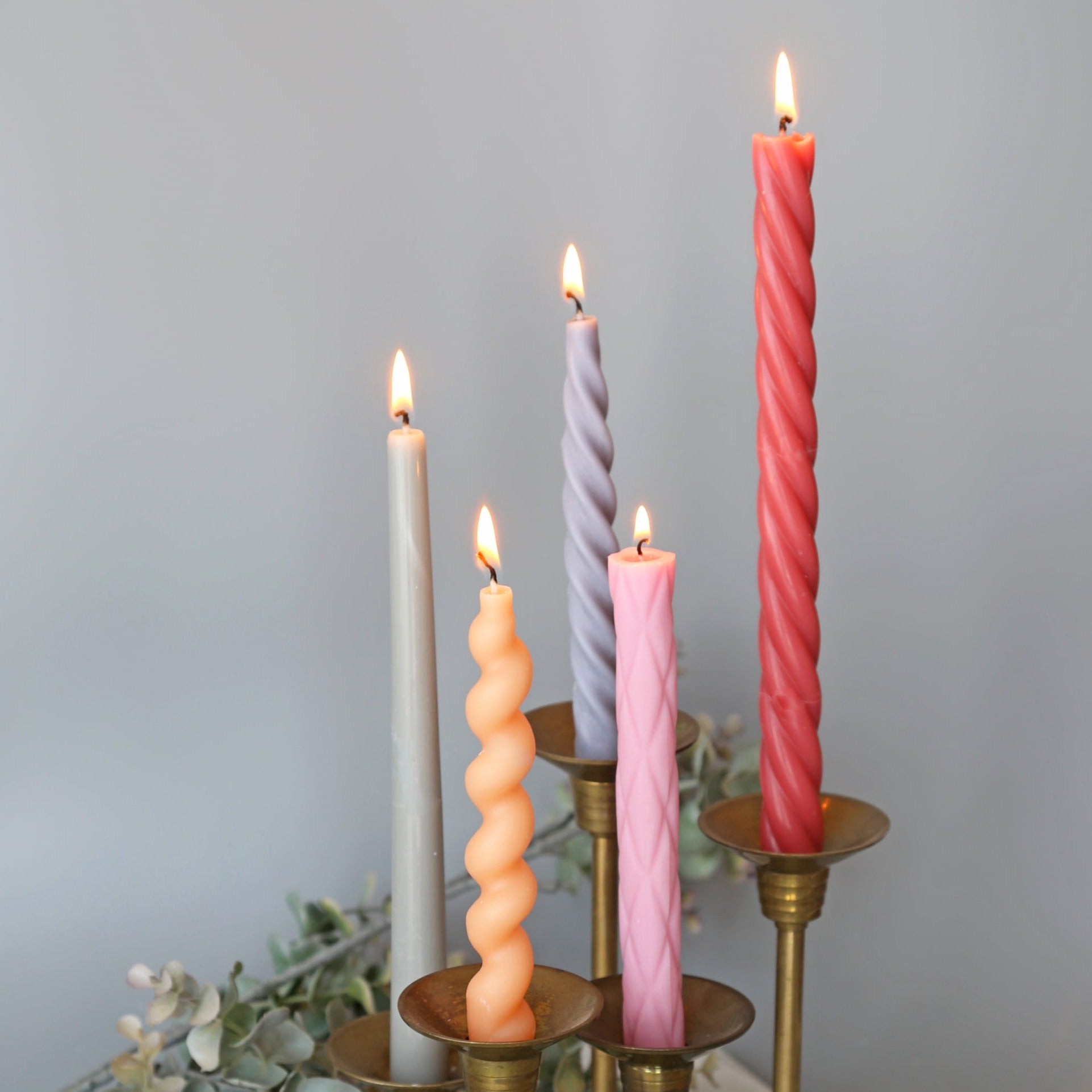 Taper Candles - Classic, Twisted, Spiral, and Diamond Patterned Candle ...