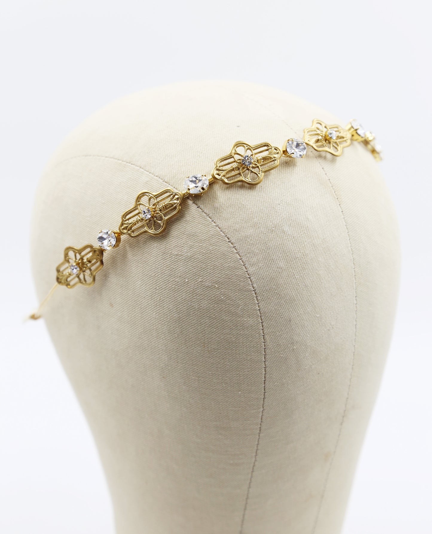 Art Deco Swarovski Crown