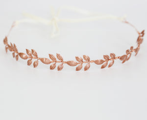 rose gold bridal hair accessories 