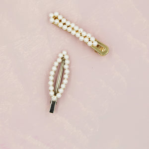 Oversized Pearl Hair Clips