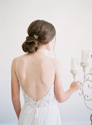 Art Deco Sunburst Mini Bridal Hair Combs