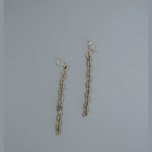 Eve - Simple Gold Chain Earrings