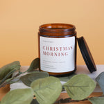 Christmas Morning Candle -  Scented Holiday Candle, Scents of vanilla, cinnamon, and sweet pear