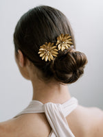 Dahlia Mini Combs, Set of Two, Hairpiece, Wedding Accessory, Bridal, Hair Clip, Hair Accessories