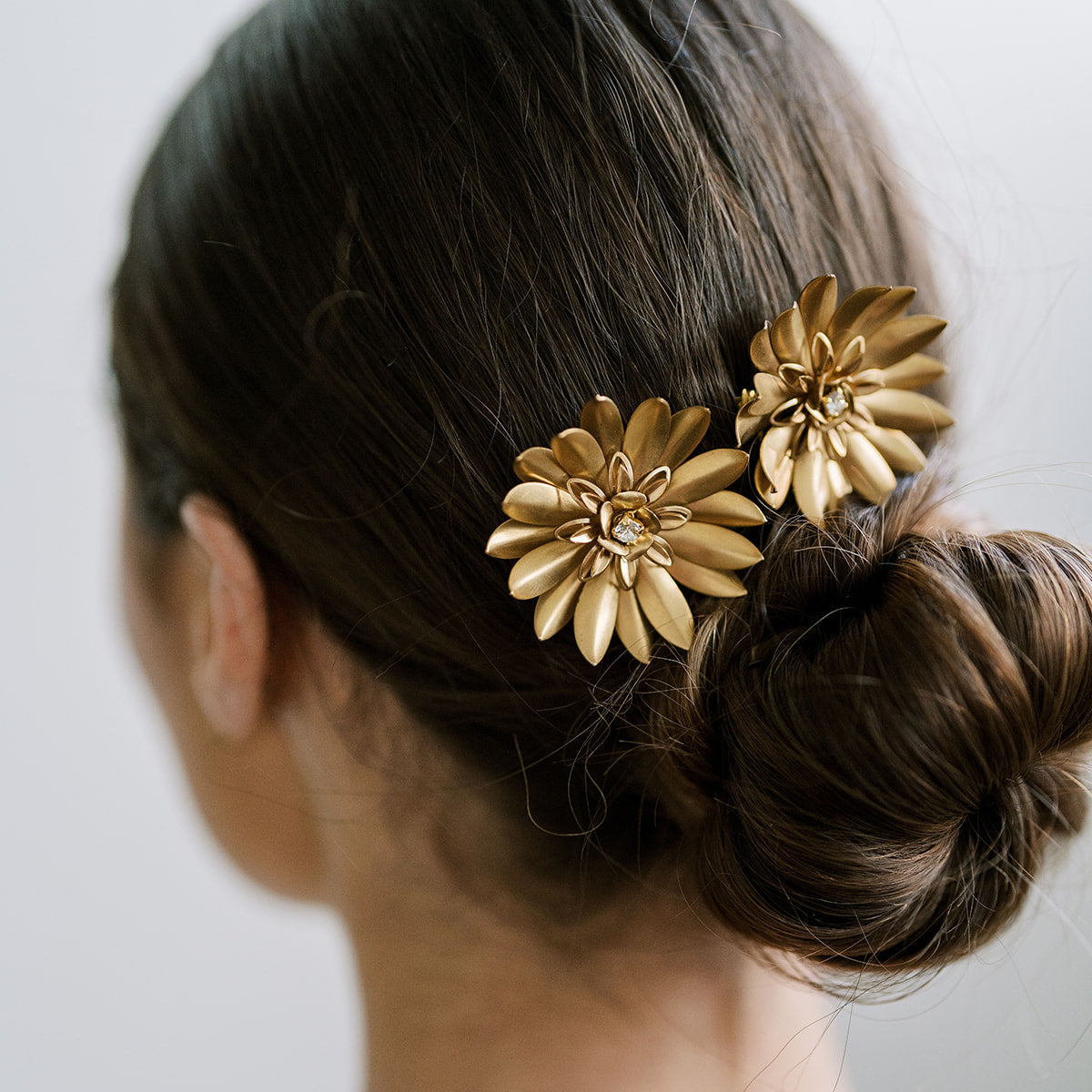 Dahlia Mini Combs, Set of Two, Hairpiece, Wedding Accessory, Bridal, Hair Clip, Hair Accessories
