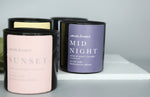 Day Long Candles - Luxe spa candles (black vessel), Scented Candles, Tumbler Candles