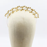 Queen Anne's Lace Crown - Gold Headband, Flower Crown, Bridal, Head Piece, Hair Accessories