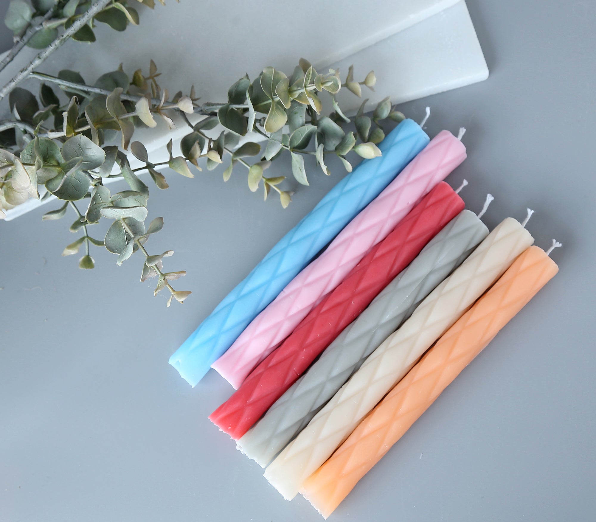 Taper Candles - Classic, Twisted, Spiral, and Diamond Patterned Candle ...