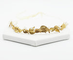 Gold Leaf Vine and Swarovski Crown