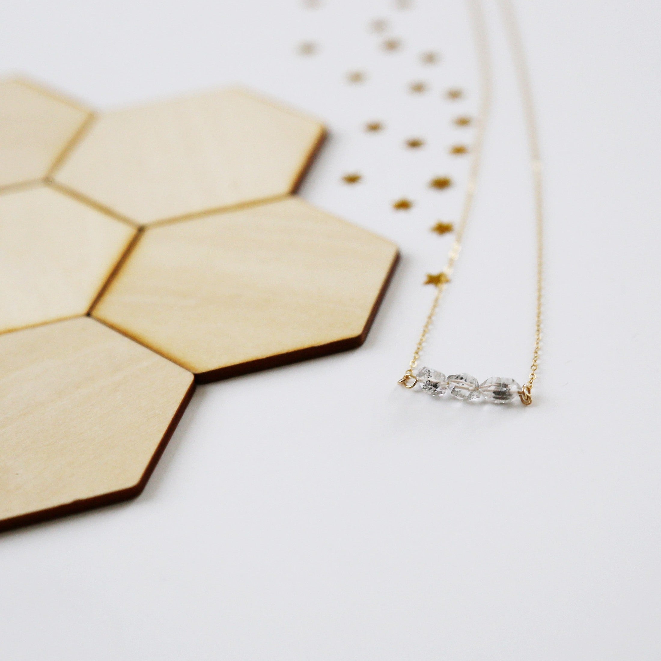 herkimer diamond necklace