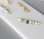 Gemstone Barrettes, Healing Crystals, Jade, Moonstone, Amethyst, Citrine, Aquamarine, Quartz, Hair Accessories, Clip