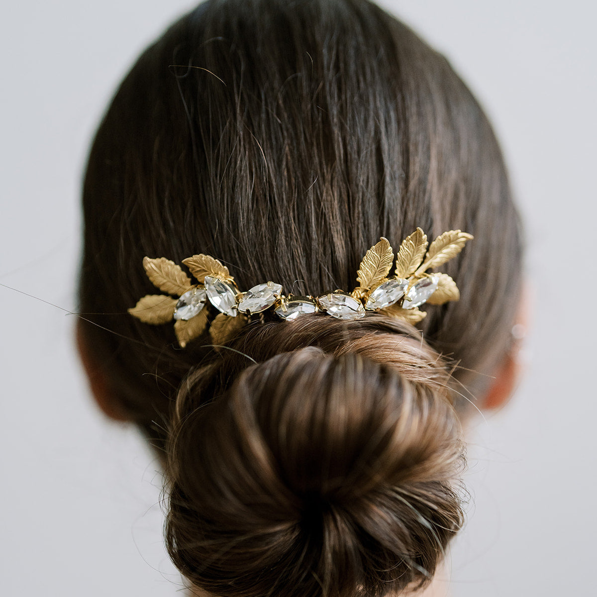 Golden Leaf and Sparkle Vine Comb, Swarovski, Hairpiece, Wedding Accessory, Bridal, Hair Clip, Hair Accessories, Bridal Head Piece, Gold Comb