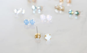 swarovski stud earrings
