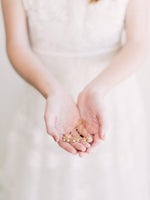 gold flower hair pins
