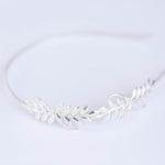 laurel leaf silver headband