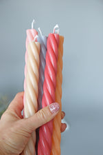 Taper Candles - Classic, Twisted, Spiral, and Diamond Patterned Candles