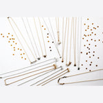 minimal gold necklace