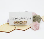 Medium Swarovski Hair Barrettes
