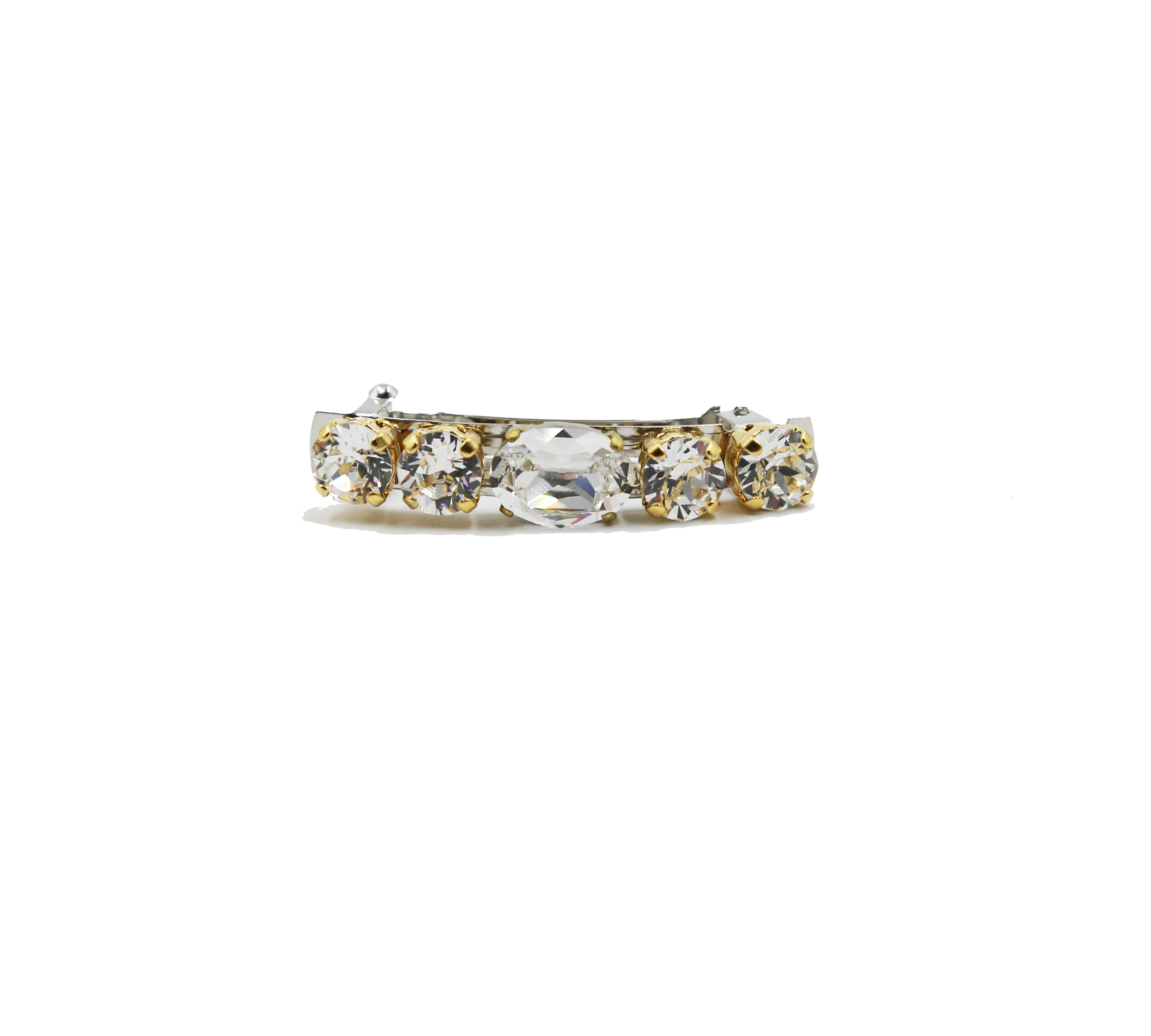 Medium Swarovski Hair Barrettes