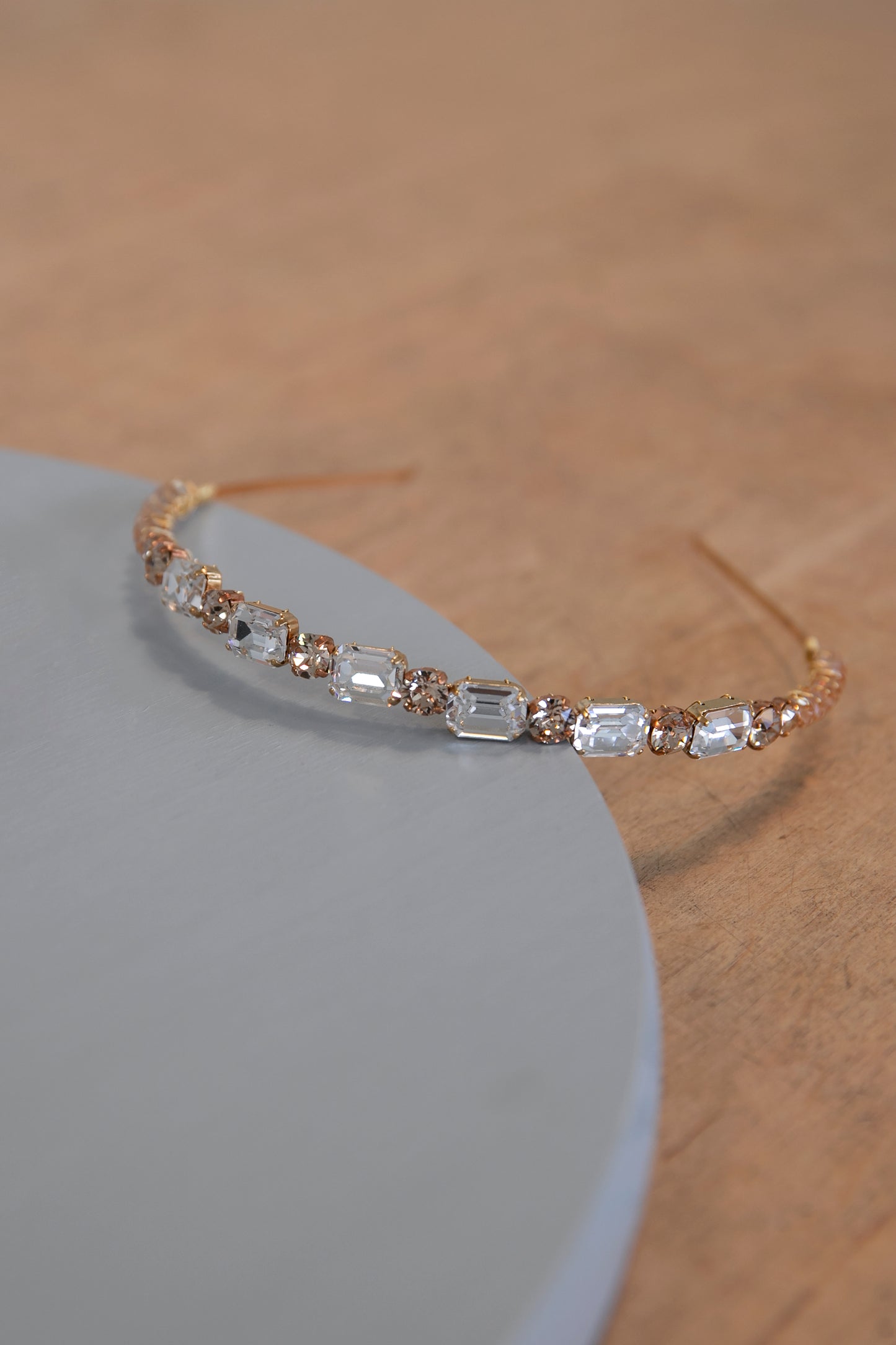 Iris - Sparkling Octagon Swarovski Headband