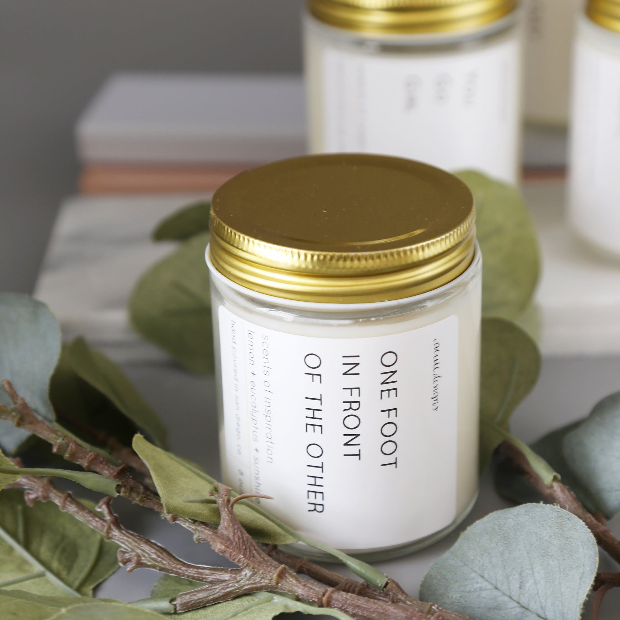 One Foot in Front of the Other  - Motivational Scented Candles