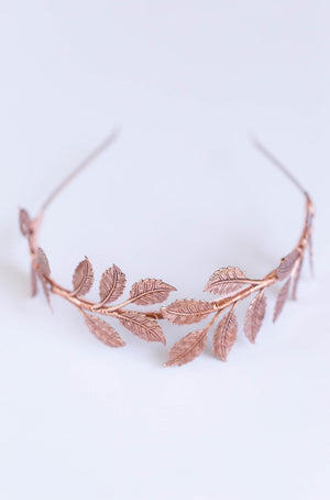 rose gold bridal hair accessories 