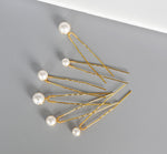 Simple Pearl Hair Sticks, Hairpins, Swarovski, Hairpiece, Wedding Accessory, Bridal, Hair Clip, Hair Accessories, Bridal Head Piece, Gold Comb