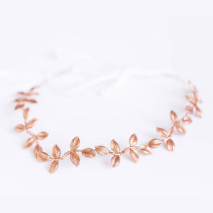 rose gold bridal headband