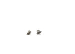 Navette Marquis Natural Druzy Stud Earrings